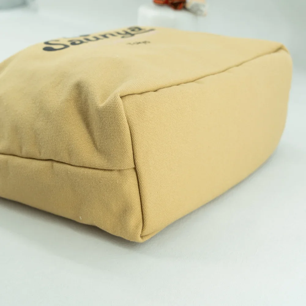 Big Capacity Fashion Style Organic Cotton shoulder bag - CT23A005 - Detail