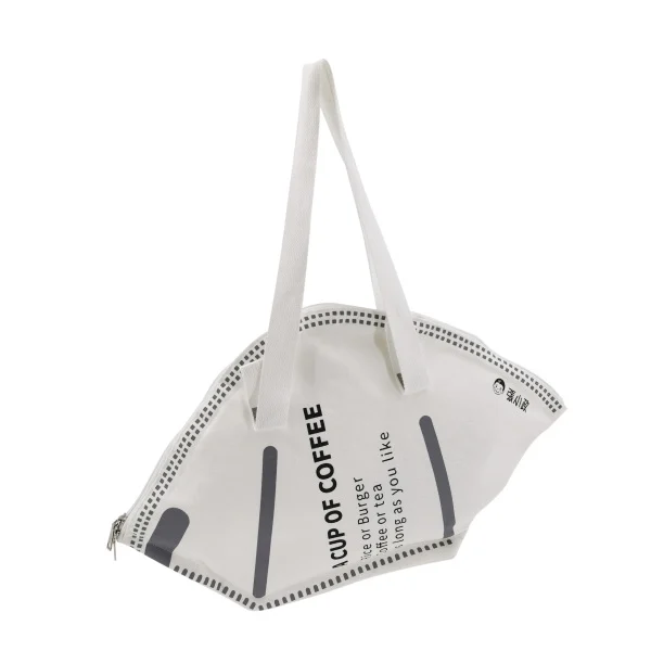 100pcs Moq Customized Logo Dumpling shape Cotton Canvas Tote Bag - CT23A035 - Detail
