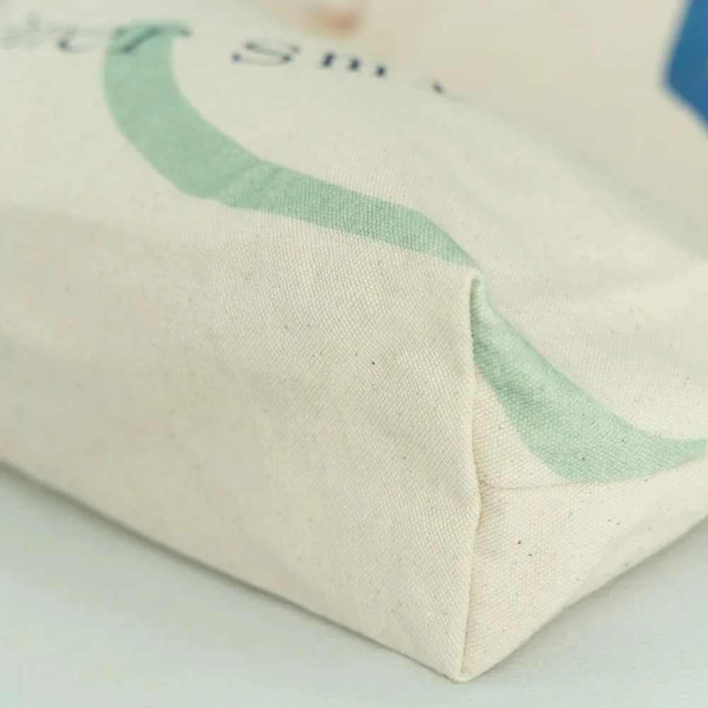 Large Premium Cotton Tote Bag With Label - CT23R002 - Detail