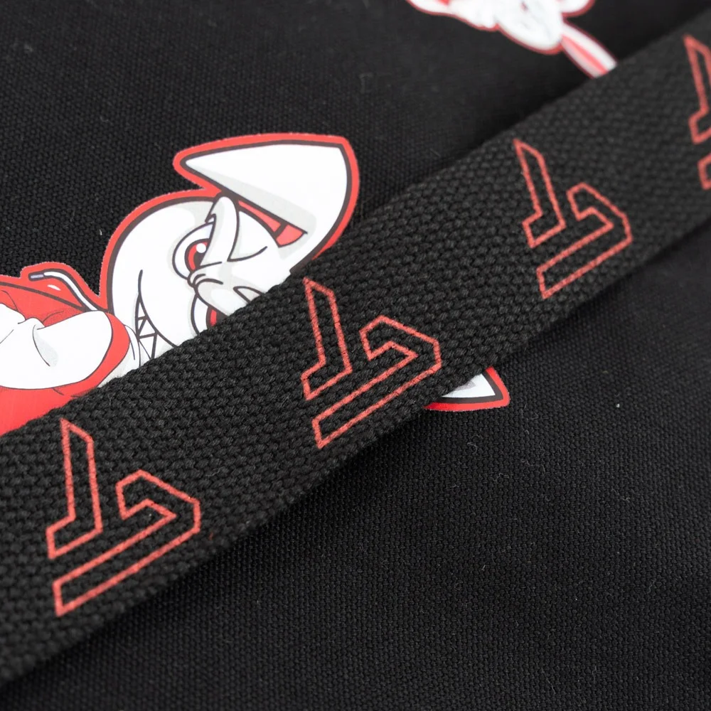 Customizable Cartoon Rabbit Cotton Tote Bag With Strap - CT23R007 - Detail
