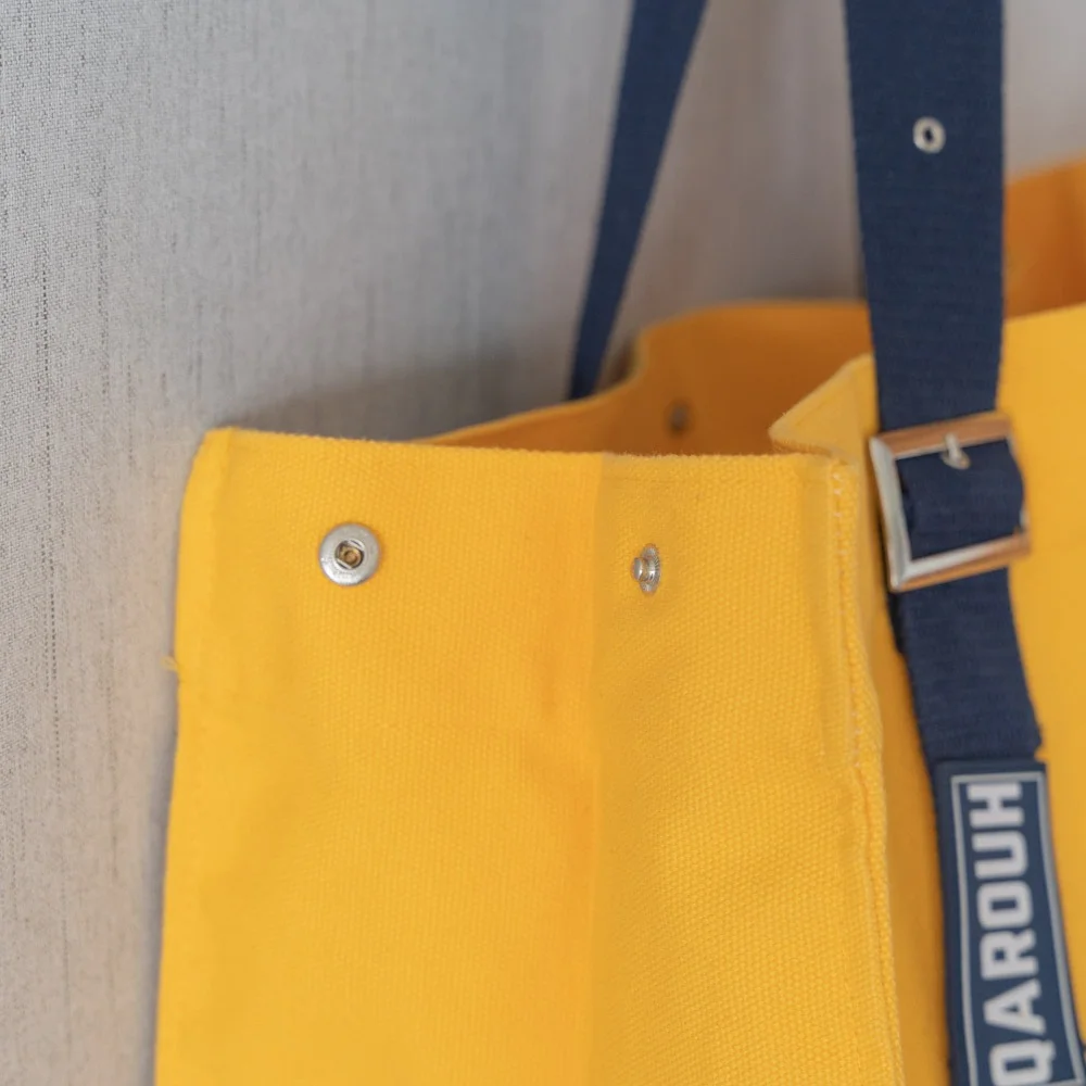 Heavey Thick Cotton canvas bag with adjustable Handle - CT23R008 - Detail