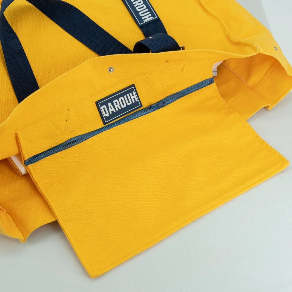 Heavey Thick Cotton canvas bag with adjustable Handle - CT23R008 - Detail