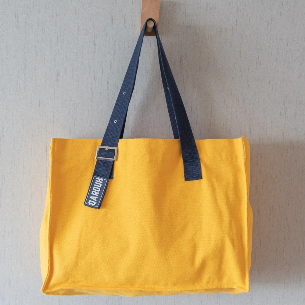 Heavey Thick Cotton canvas bag with adjustable Handle - CT23R008