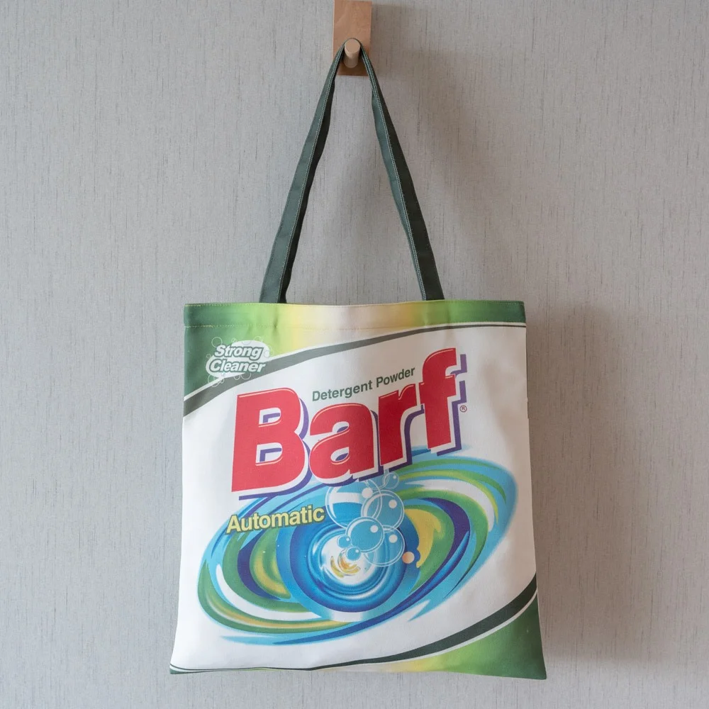 Multicolor Tote canvas bag with sublimation printing - CT23R009