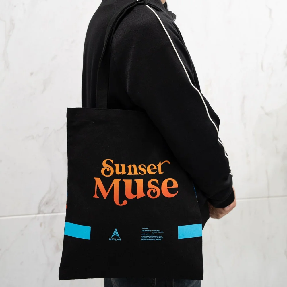 Personalization Lightweight Cotton Tote Bag - CT23R010 - Detail