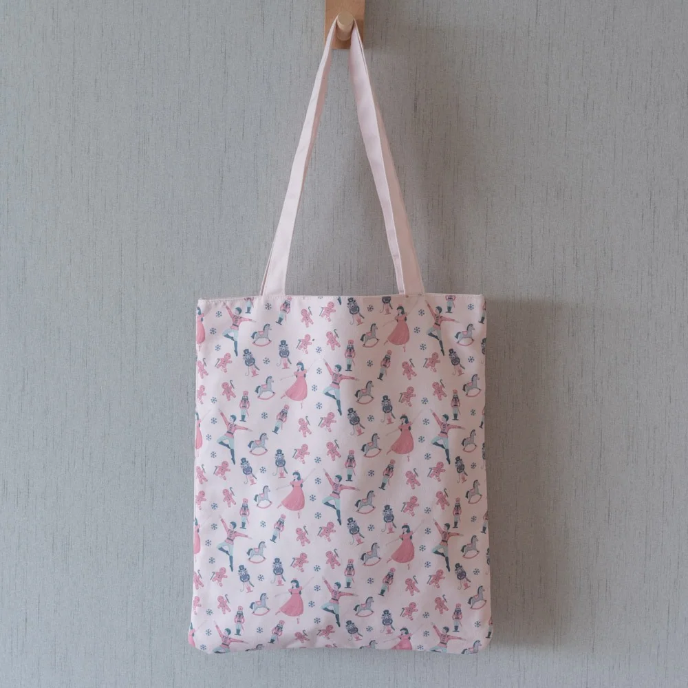 Double Sided 100% Polyester Cotton Canvas Bag - CT23R015