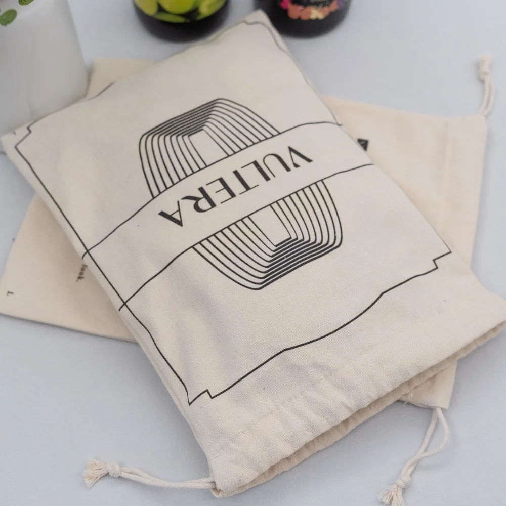 Sustainable Style for Everyday Convenience Cotton Drawstring Bags - CT23R018 - Detail