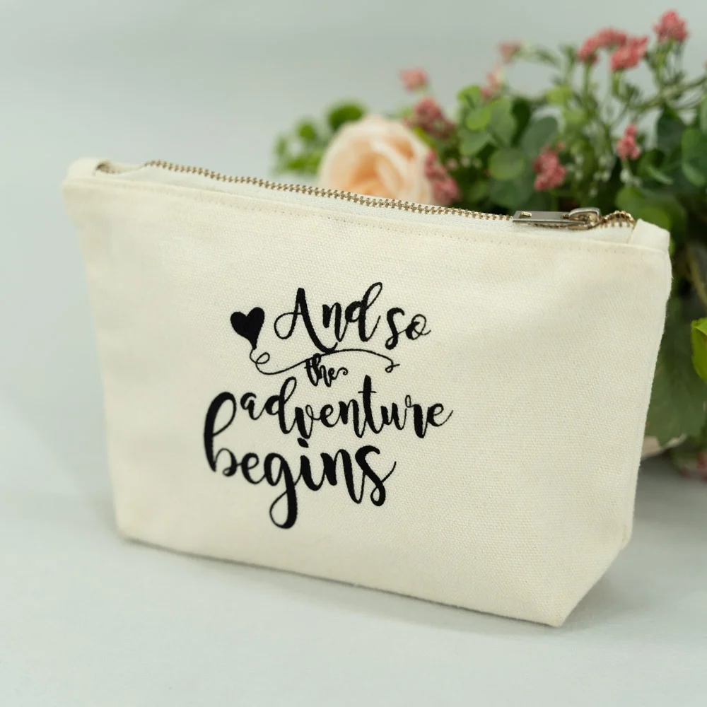 Sustainable Beauty Storage with Style Cotton Makeup Bags - CT23R020