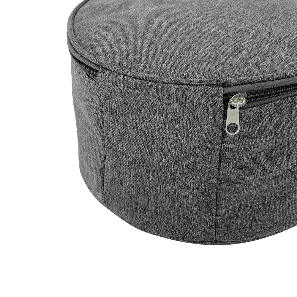 Custom logo folding electric fan handbag multifunctional portable travel cosmetics storage bag portable round storage bag - FD-24603