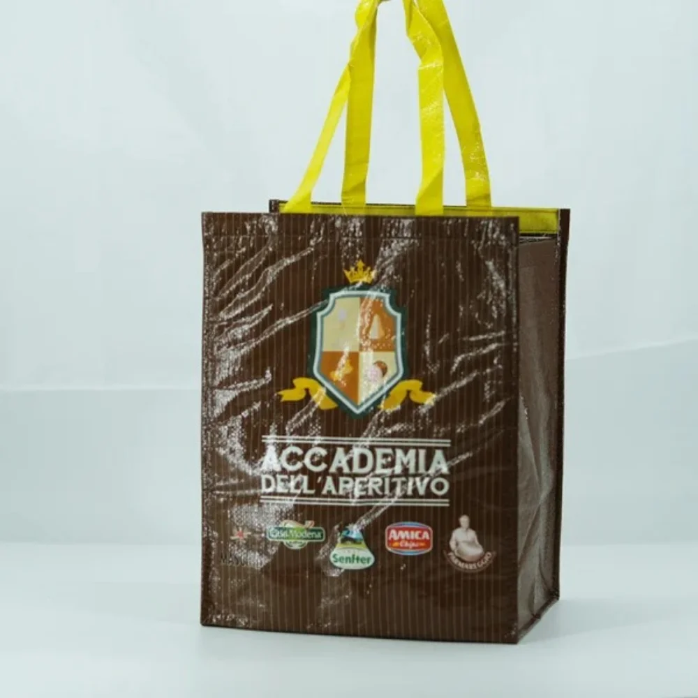 Personalized laminted non woven meat seafood insulated cooler tote bag for food - ICE-1404