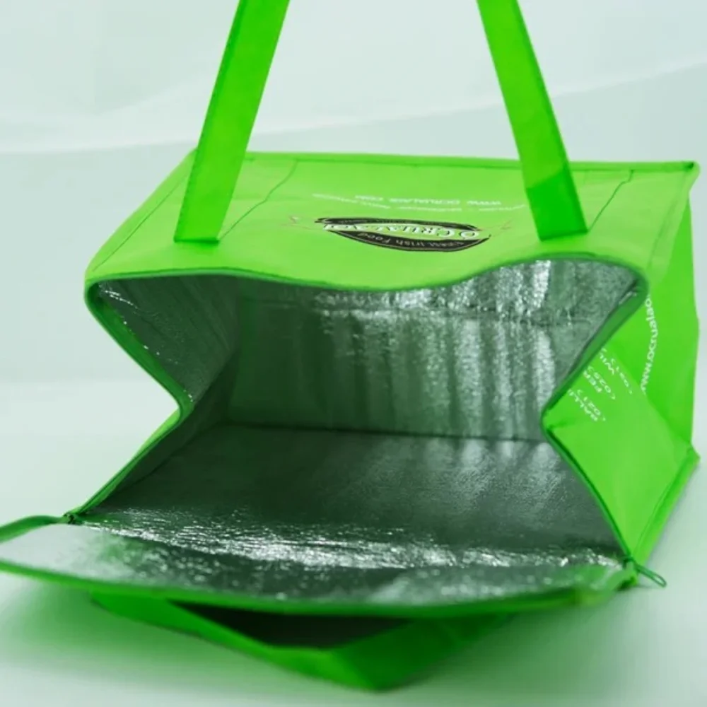 Picnic Beer Ice Bag Promotional Isothermal Non Woven Cooler Lunch Bag Cheapest Reusable Outdoor Insulated Food Custom Size Free - ICE-2102 - Detail