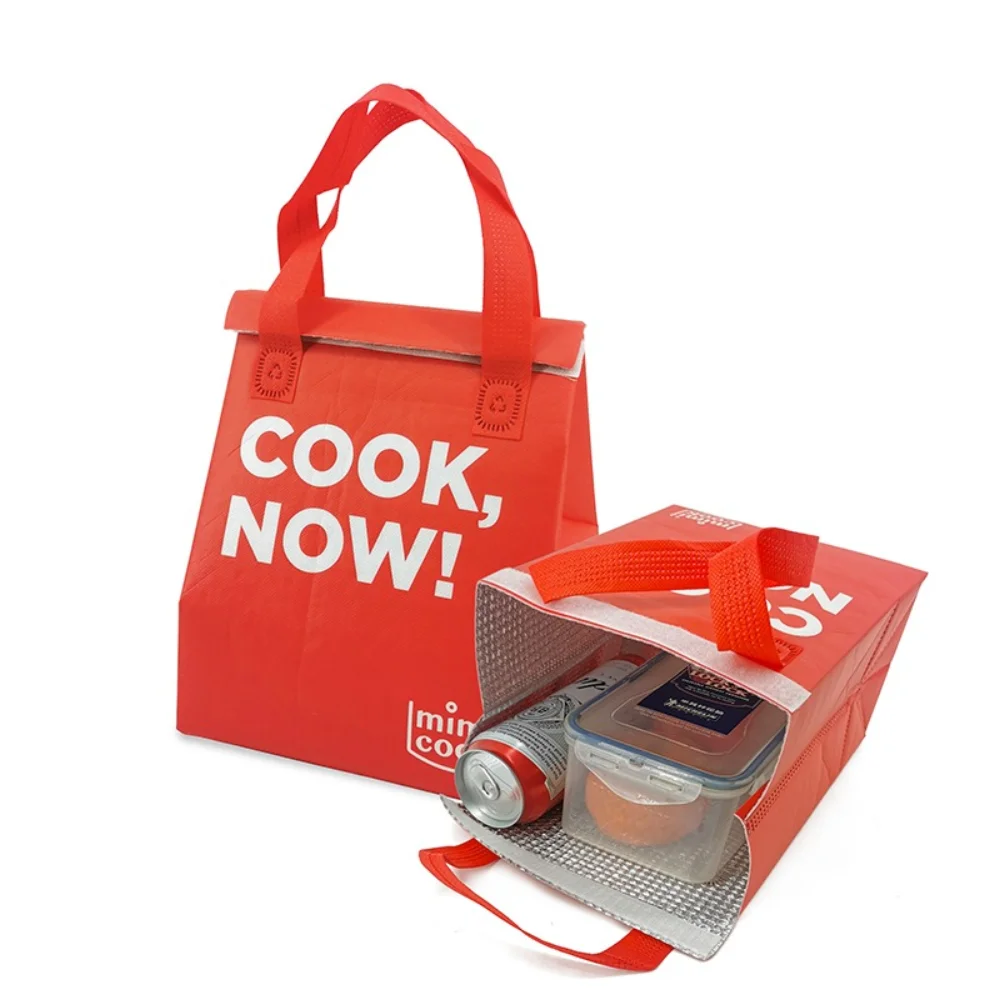 Thermal Insulated cheap heatsealed Cooler Bags for take-away food takeout cooler bag Insulated Hot and Cold Bags - JR22IC05 - Detail