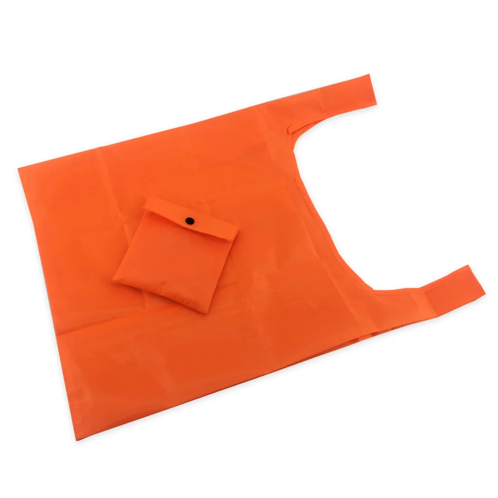 wholesale various colors recycling reusable folding polyester bags for shopping - JR22PE01 - Detail