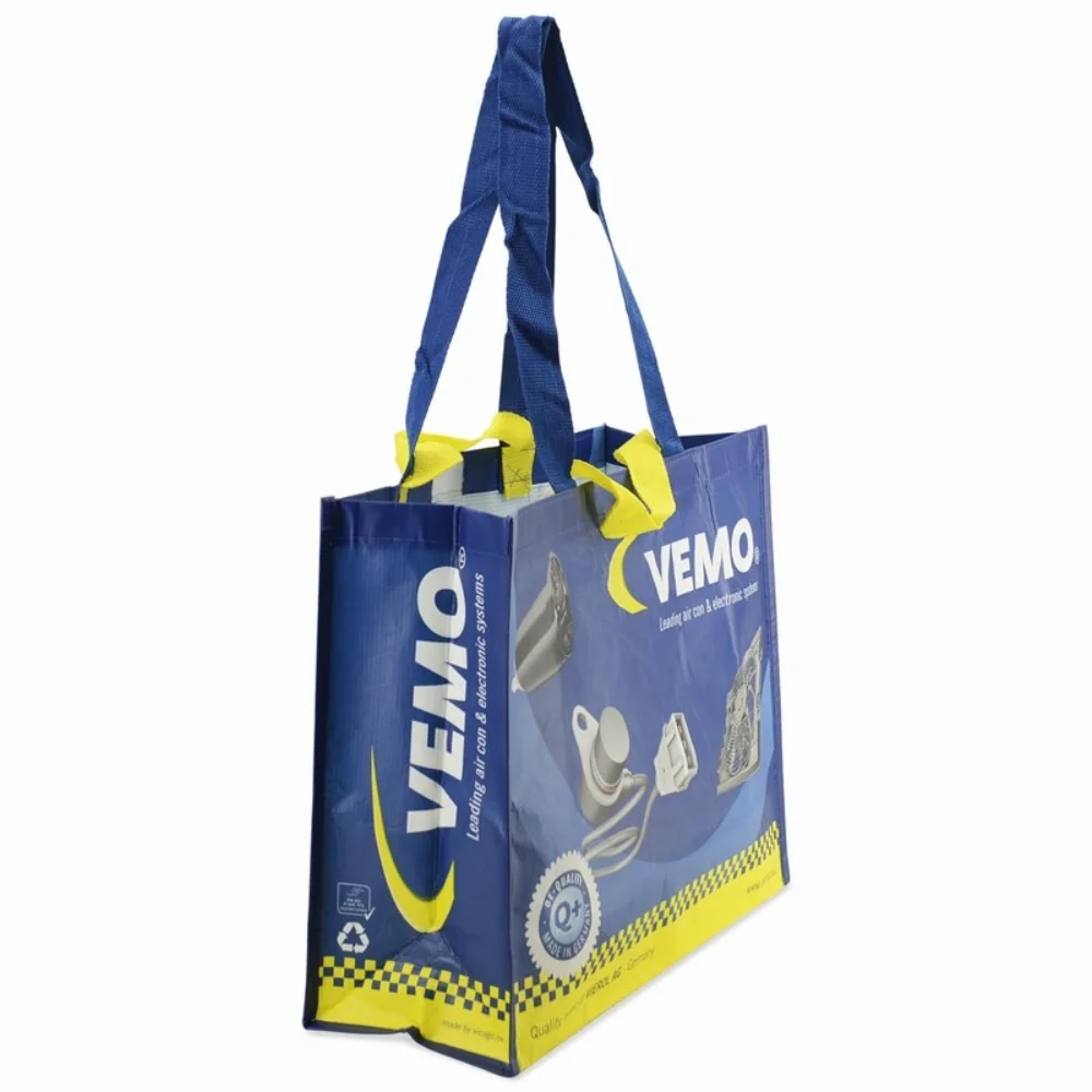 Eco-friendly custom grocery reusable rpet with matte lamination shopping bag - JR22PT04 - Detail