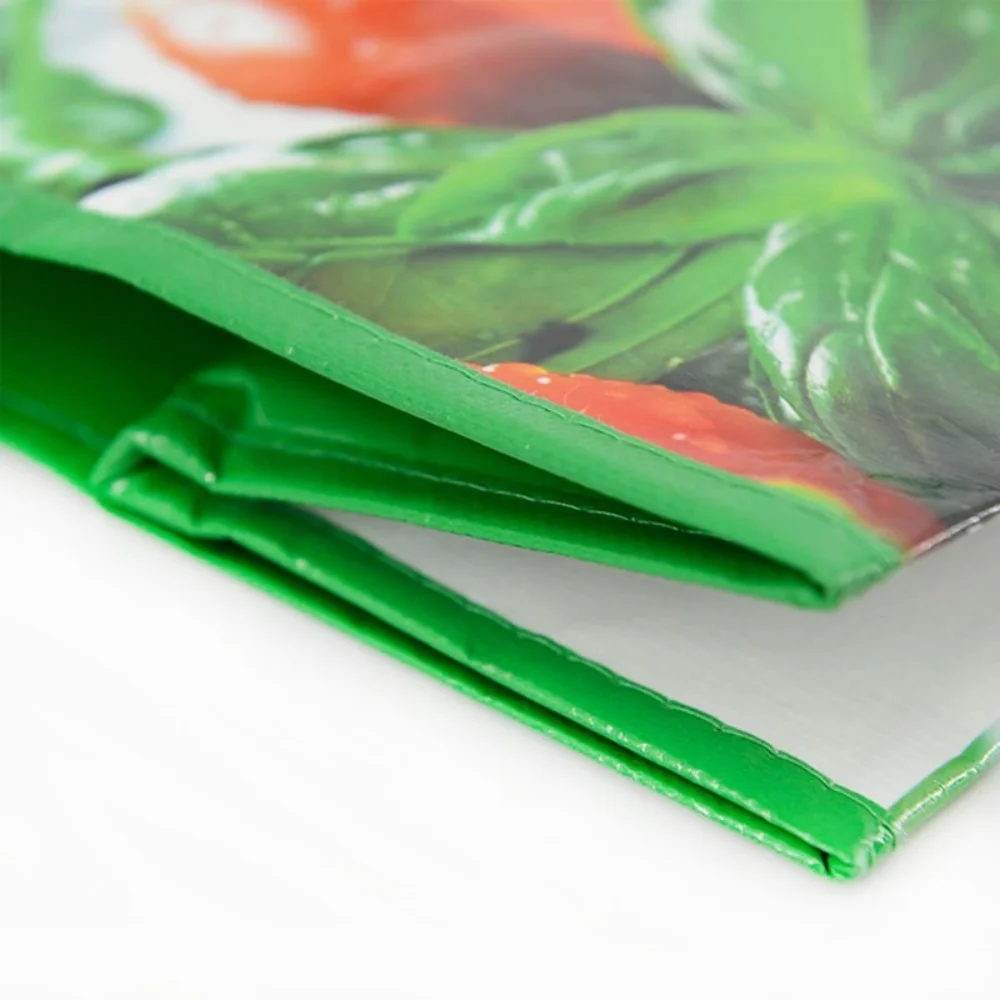 Waterproof custom printing reusable recycled rpet gift shopping tote bas with handles - JR22PT05 - Detail