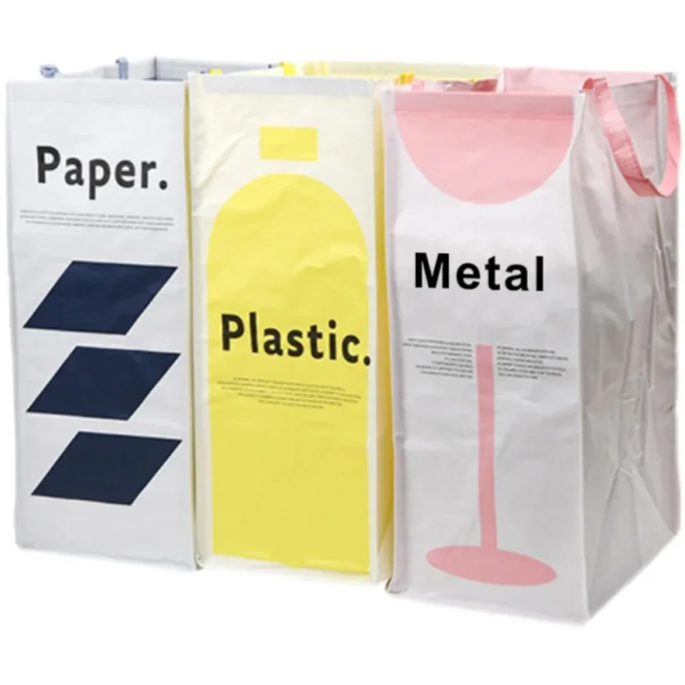 Korea cute design recycled plastic garbage bags hdpe with 100% recycled material - JR22WG04