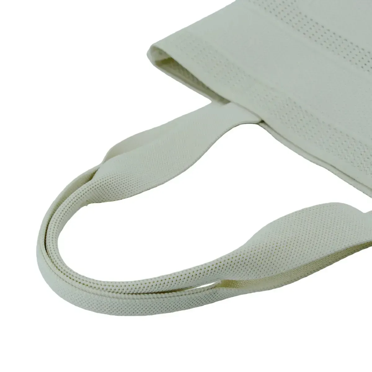 Eco-Friendly Polyester Yarn Material BSCI & REACH Certificate Reusable Knitted Tote Bag with Custom Logo - KB-2503 - Detail