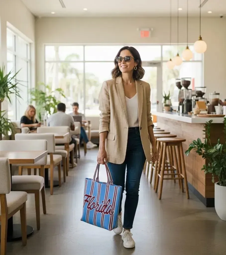 Eco-Friendly Durable Lightweight Reusable Polyester Knitted Tote Bag with Custom Design Foldable & Portable for Women - KB-2507 - Detail