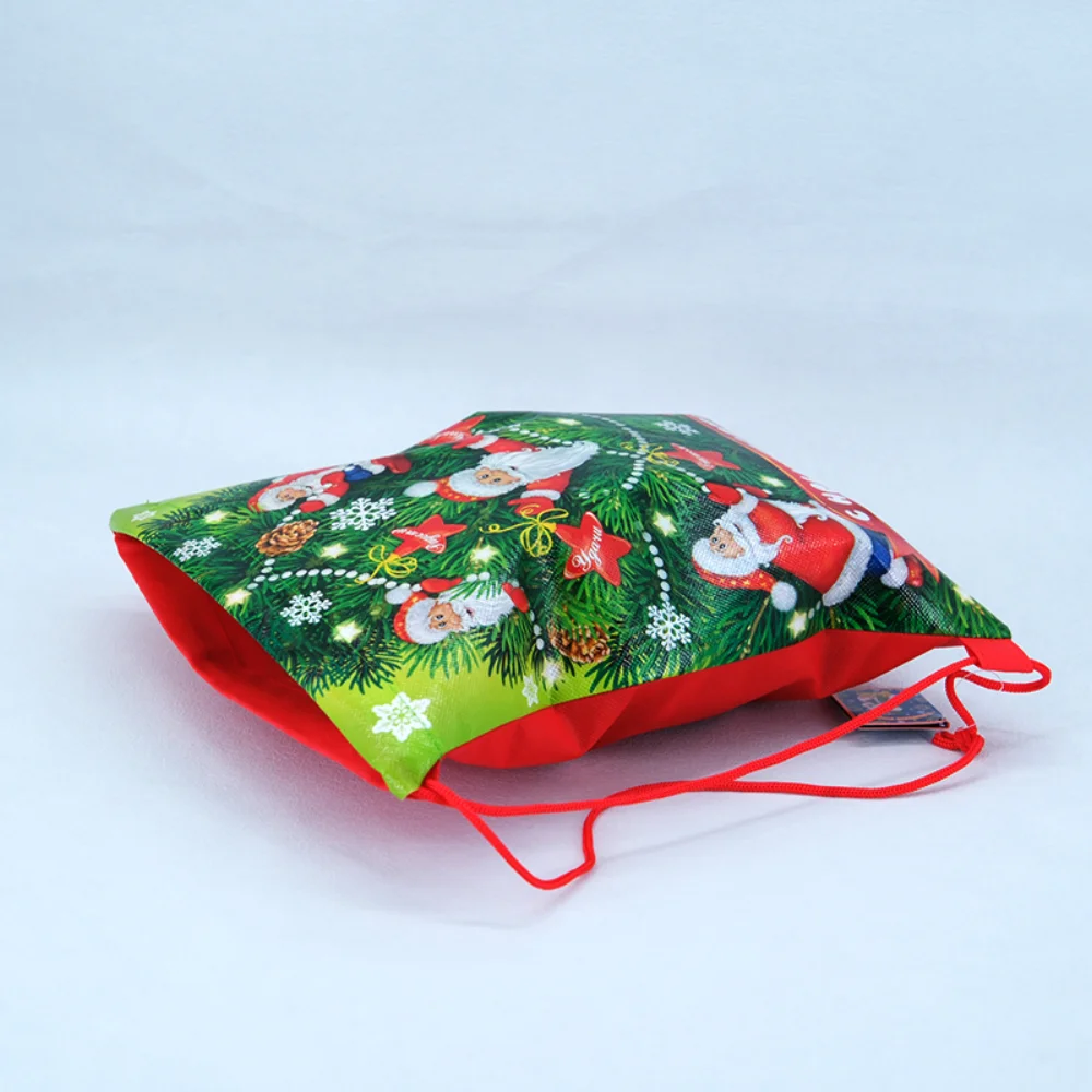 Christmas Eco-Friendly non woven drawstring backpack bag for Kids - NWG-21032 - Detail