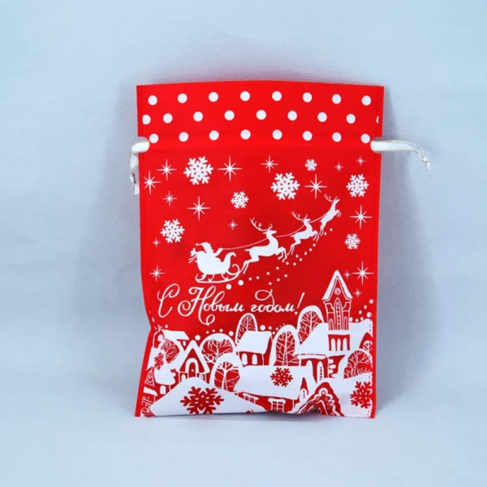 Custom logo eco friendly Christmas printed promotional non woven bag for gift - NWG-22043