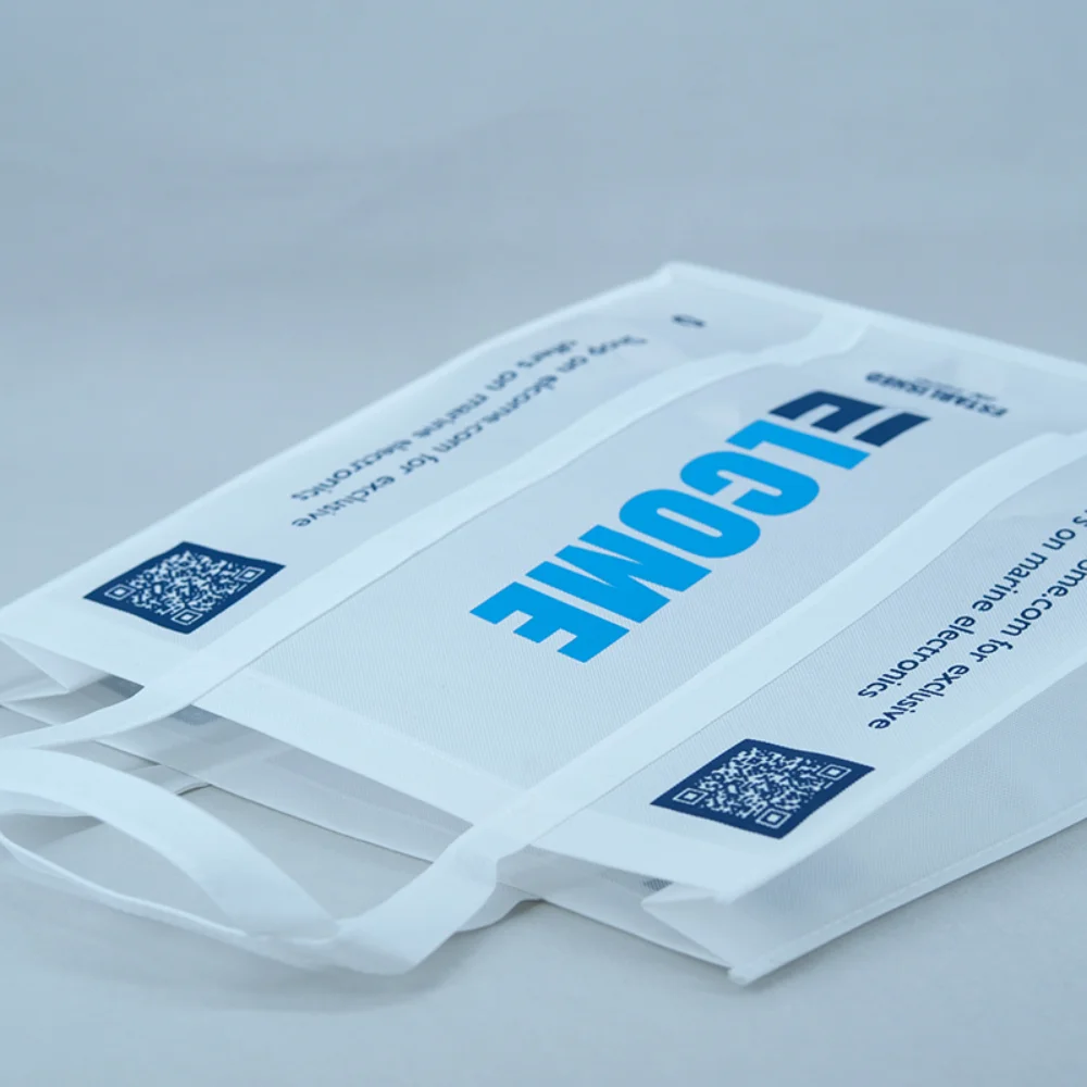 Durable capacity 100gsm white non woven Grocery bags - NWG-2274 - Detail