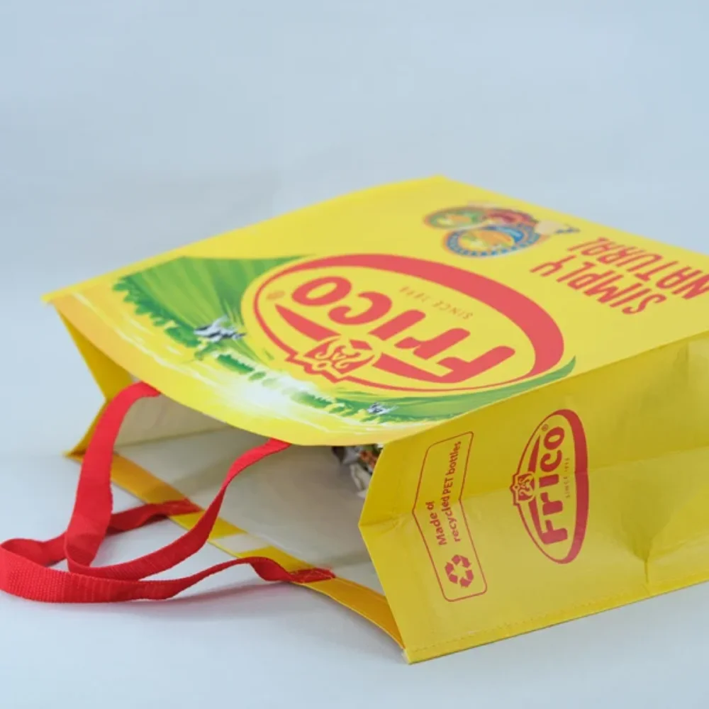 Fashion Recycled PET Non woven Shopping bags for promotion - PTG-2110 - Detail