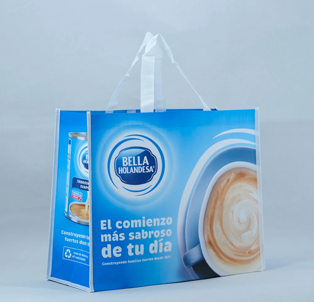 Fashion Recycled PET Non woven Shopping bags for promotion - PTG-2210