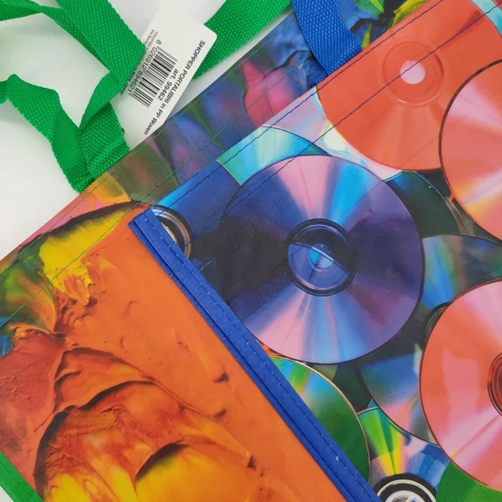 Promo full color printed woven polypropylene laminated pp woven matt recycle shopping bags customized - PW23R003 - Detail