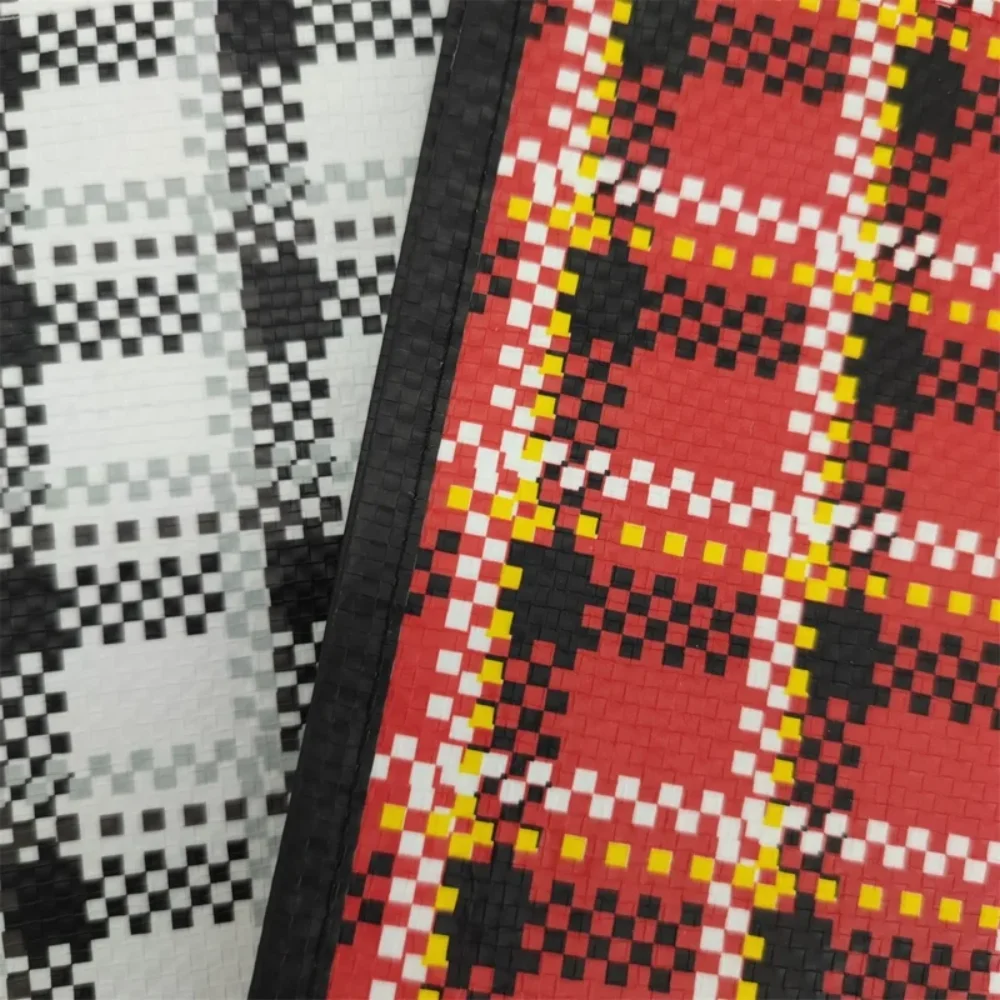 Custom full color printing polypropylene pp woven grocery bag wholesale - PW23R004 - Detail