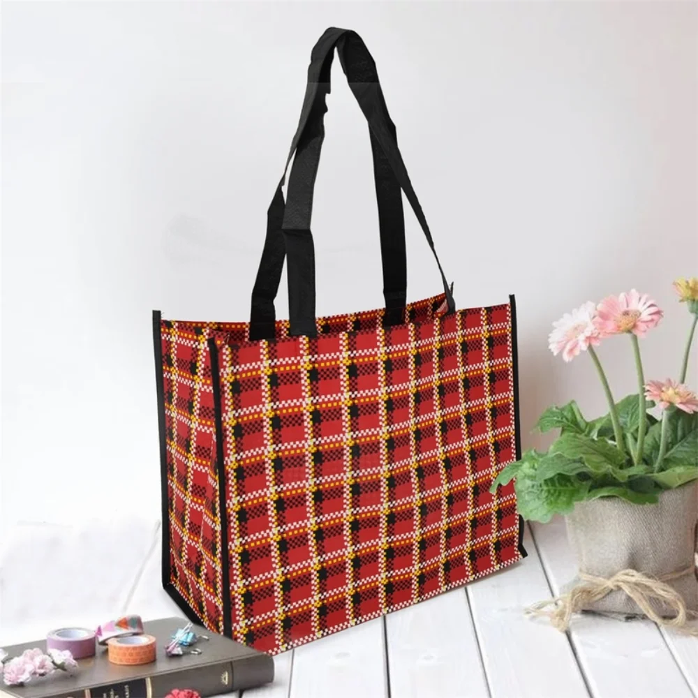 Custom full color printing polypropylene pp woven grocery bag wholesale - PW23R004 - Detail