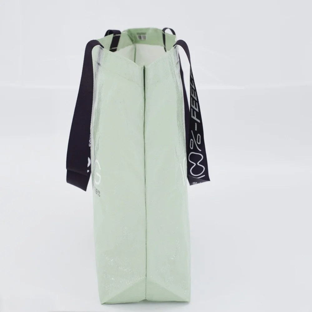 Customized reusable tote shopping bag recycled eco non woven bag with logo - PW23R009 - Detail