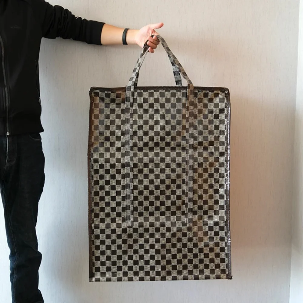 super Large Capacity Jumbo Storage Laundry Reusable Recycle PP Woven sack Bag 50kg with Zipper - RG221125 - Detail