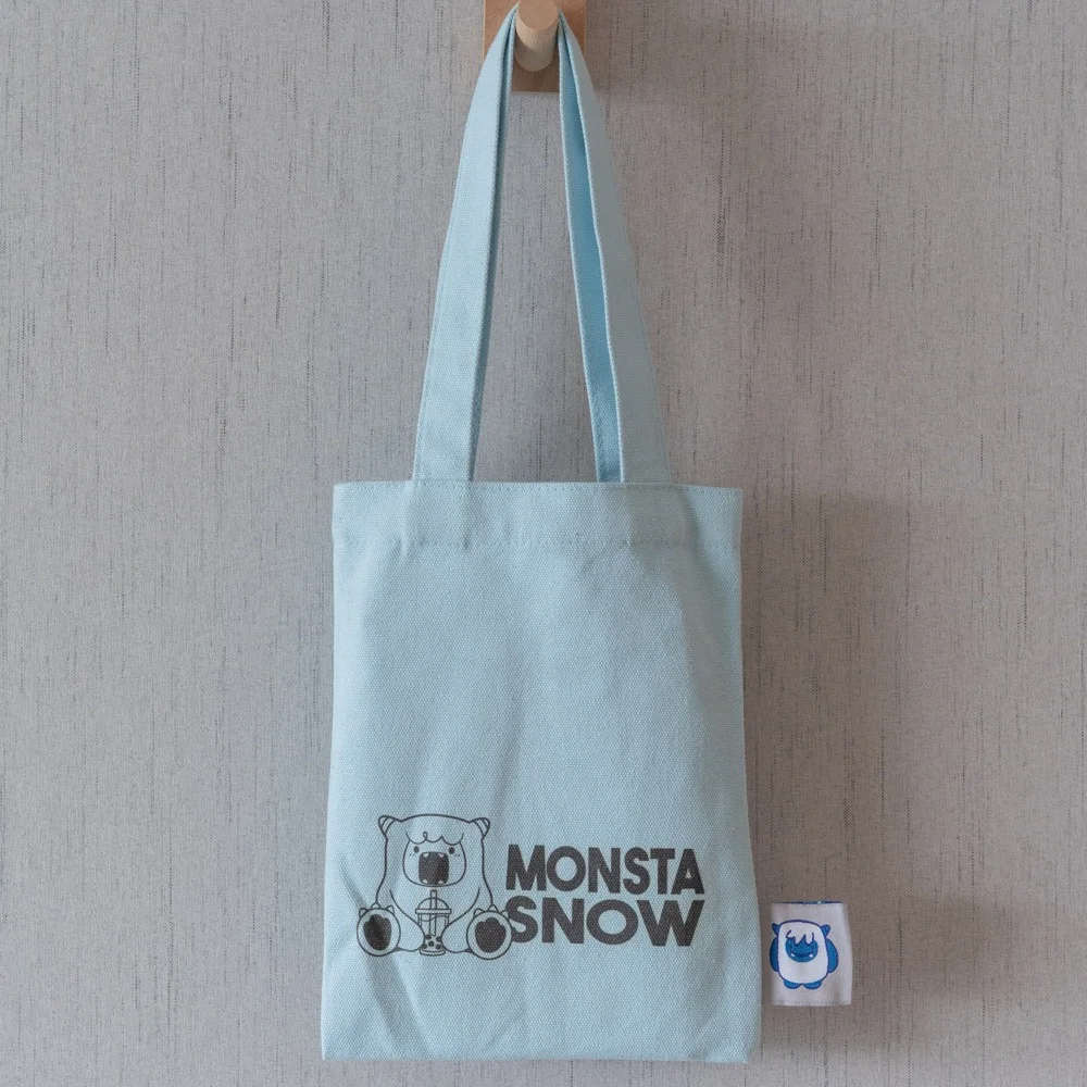 Mini small cute cotton canvas bag for milk tea shop - RG23R012