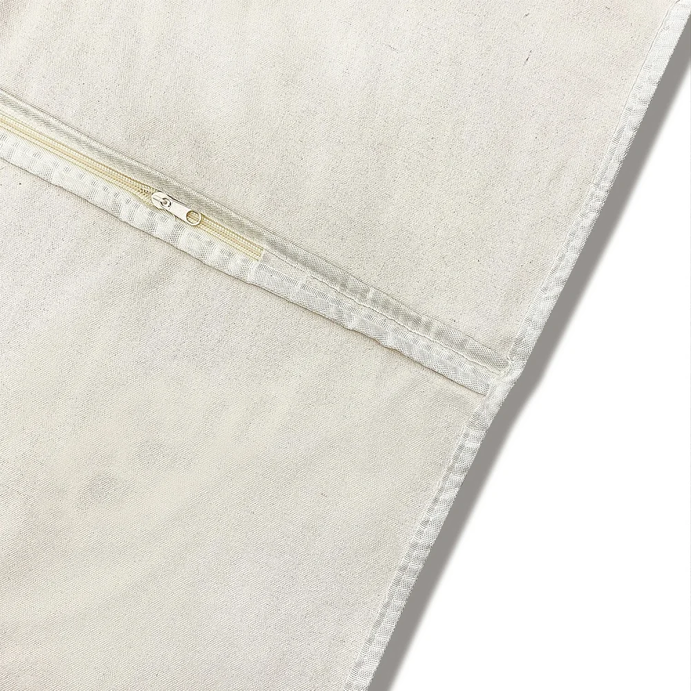 Wholesale Custom Logo 10oz Cotton Garment Bag With Zipper - Detail