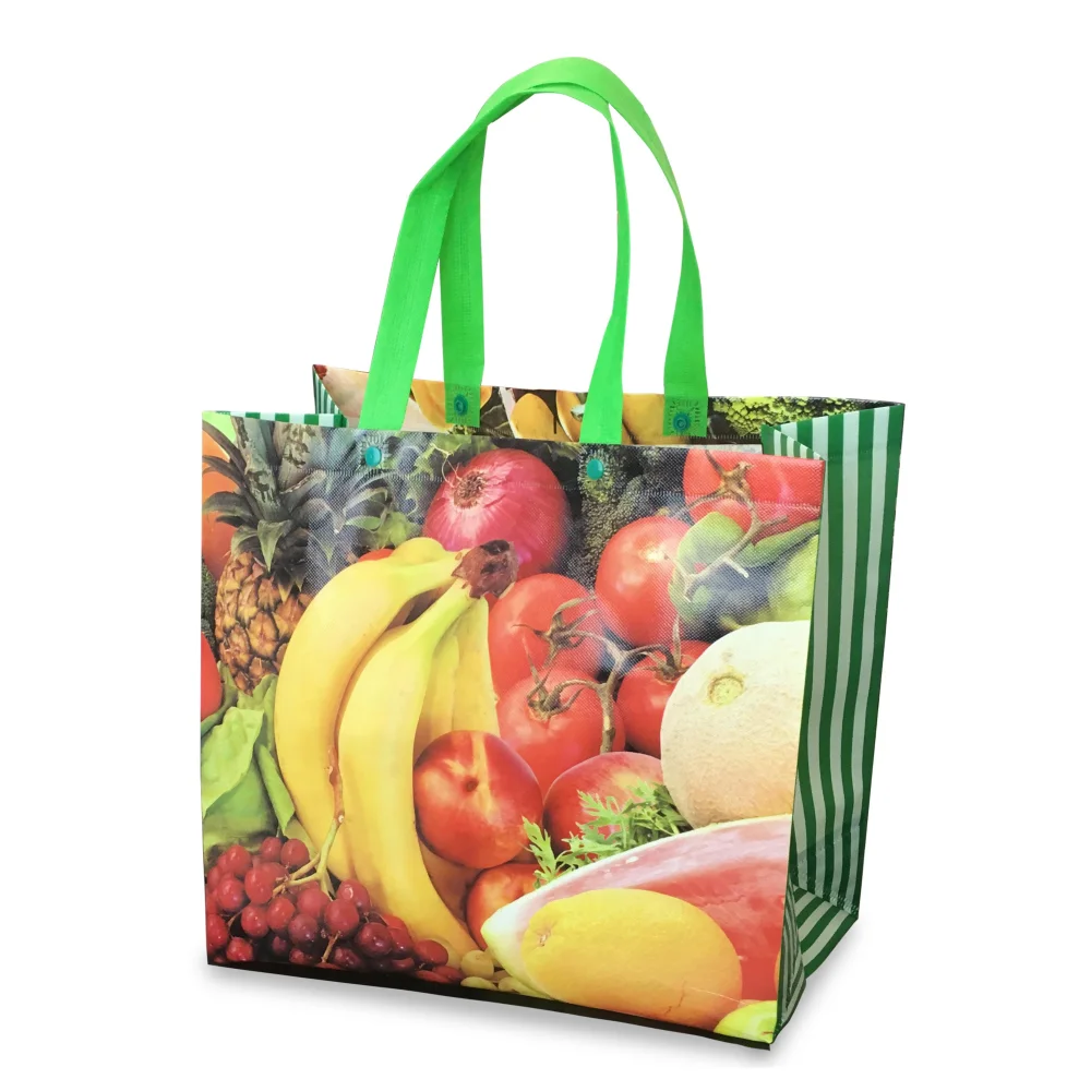 Wholesale Cheap Price custom logo promotional colorful pp non woven grocery bag for shopping - SP23A009