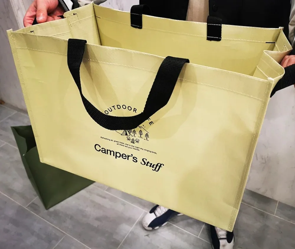 Hot Sell Waterproof Customized Printing Outdoor Foldable pp woven Picnic Bag for Camping - ST23A008 - Detail